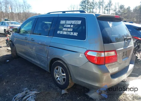 2007 Honda Odyssey Ex-L из США, поврежденный, VIN 5FNRL38707B045470